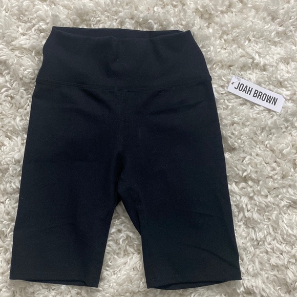 Joah Brown Shorts Nwt Joah Brown Biker Shorts Black 64 Poshmark